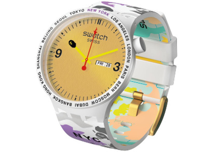 Swatch x Bape Big Bold NYC Edition