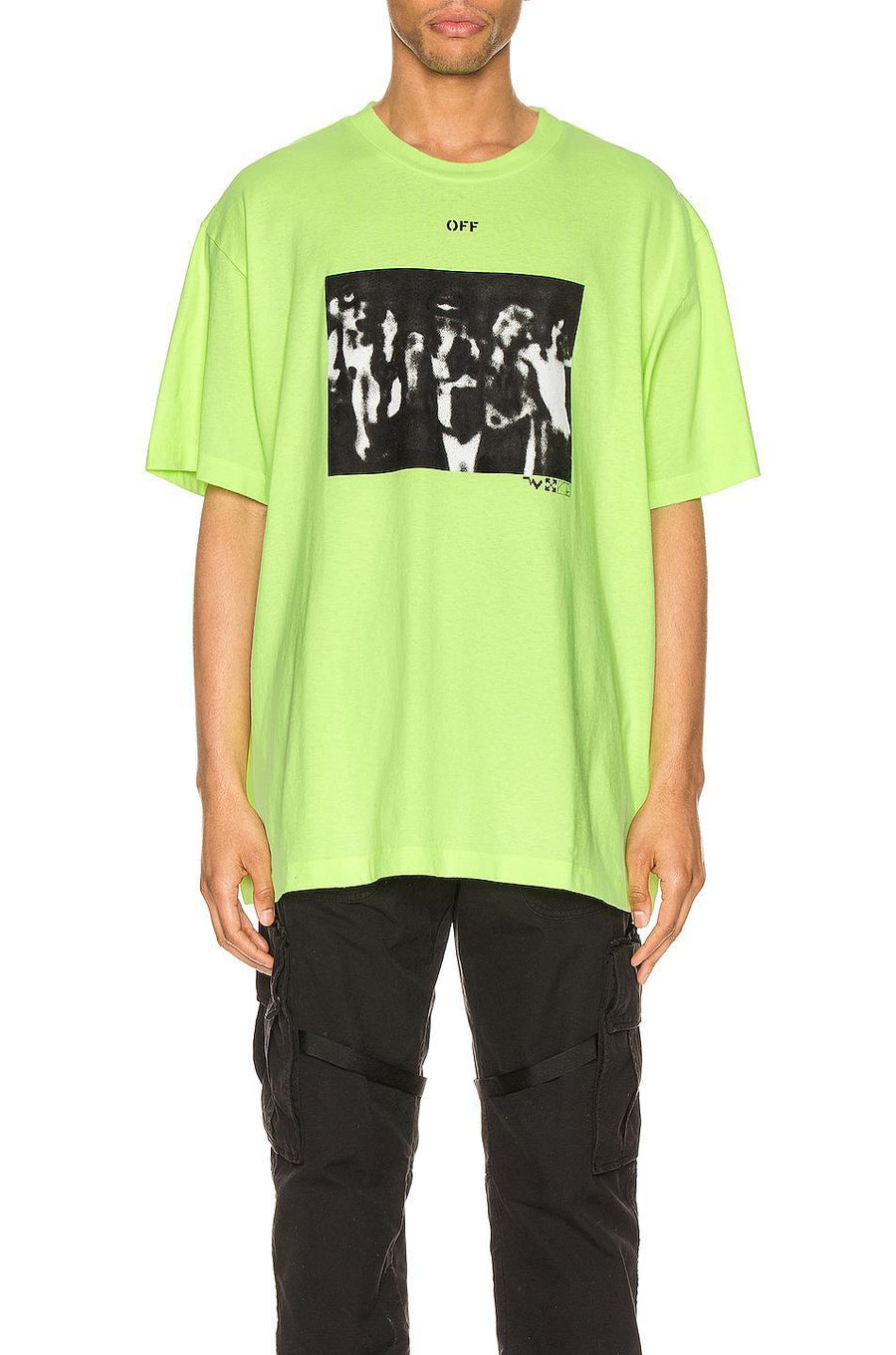 OFF-WHITE Spray Painting Over Tee